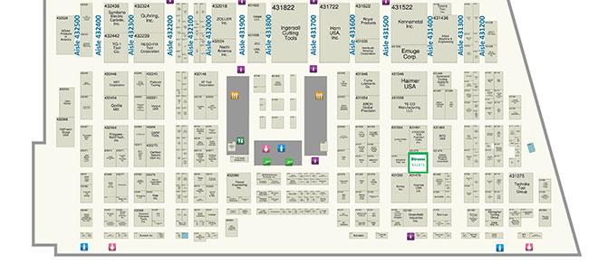 Booth Location of IMTS 2020