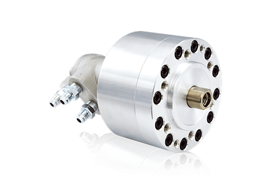 Non through-hole rotary hydraulic cylinder